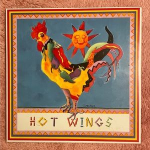 Ceramic Tile Rooster Wall Art, “HOT WINGS” by
“SHARON NEUHAUS”.